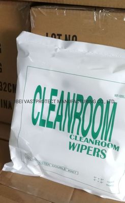 Witte 9*9 inch 100% polyester microvezel schoonruimte doekjes voor het reinigen van camera lenzen